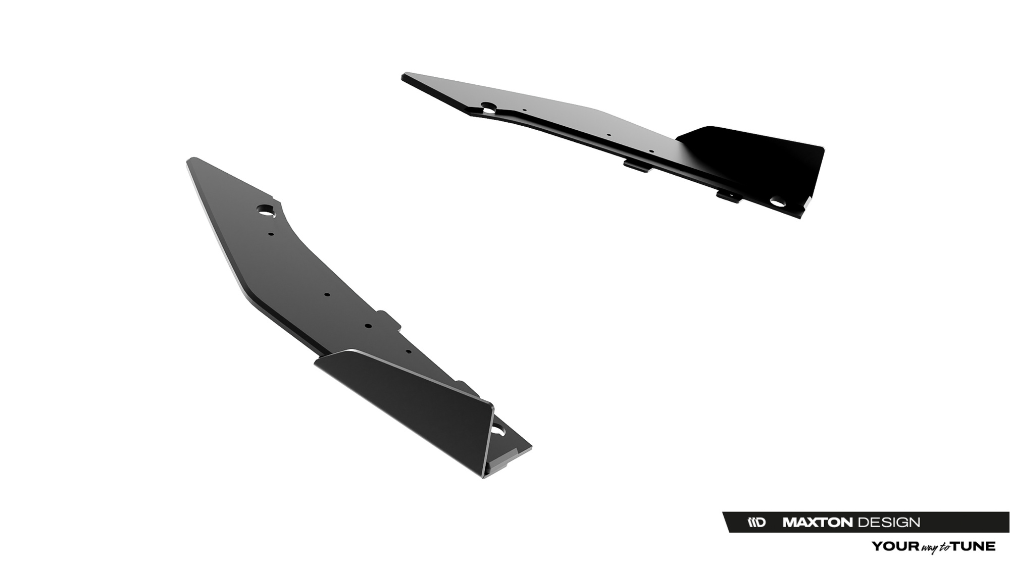 Street Pro Rear Side Splitters + Flaps Cupra Leon ST Mk1 Facelift