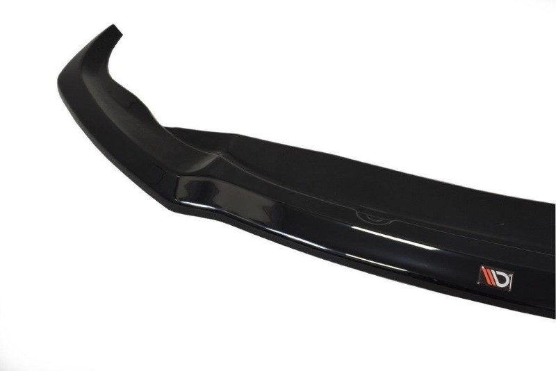 Voorspoiler V.2 Audi RS7 C7 FL Maxton Glans Zwart