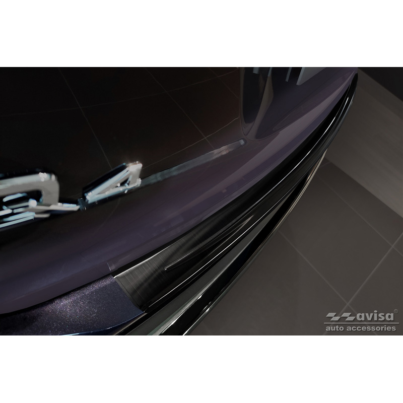 Zwart RVS Achterbumperprotector  Audi Q4 E-Tron 2021-
