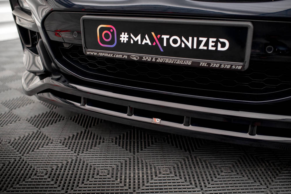 Voorspoiler BMW X4 M-Pack G02 Maxton Glans Zwart