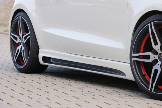 Rieger Zijskirts Audi A1 8X 2010- Carbon