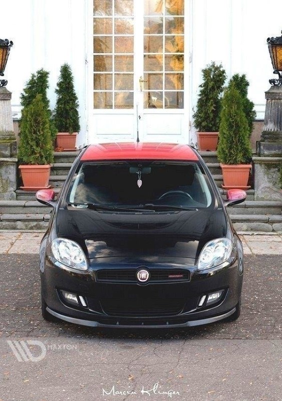 Voorspoiler FIAT BRAVO II Glanzend Zwart