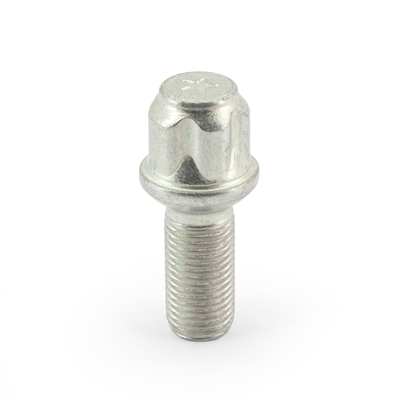 H&R Wielslotenset R14 M14x1.50x28mm bolkonisch - 4 slotbouten incl. adapter