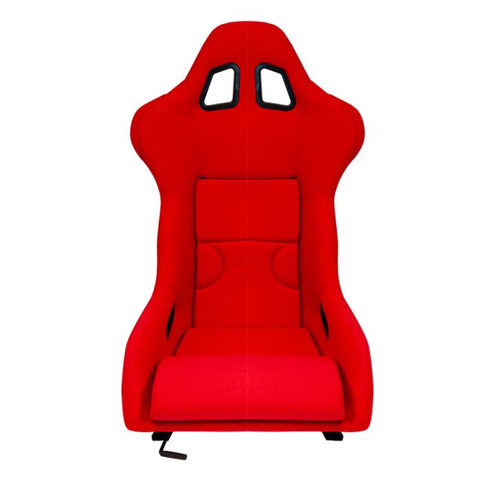 Sportstoel 'RR' - Rood - Vaste polyester rugleuning - incl. sledes