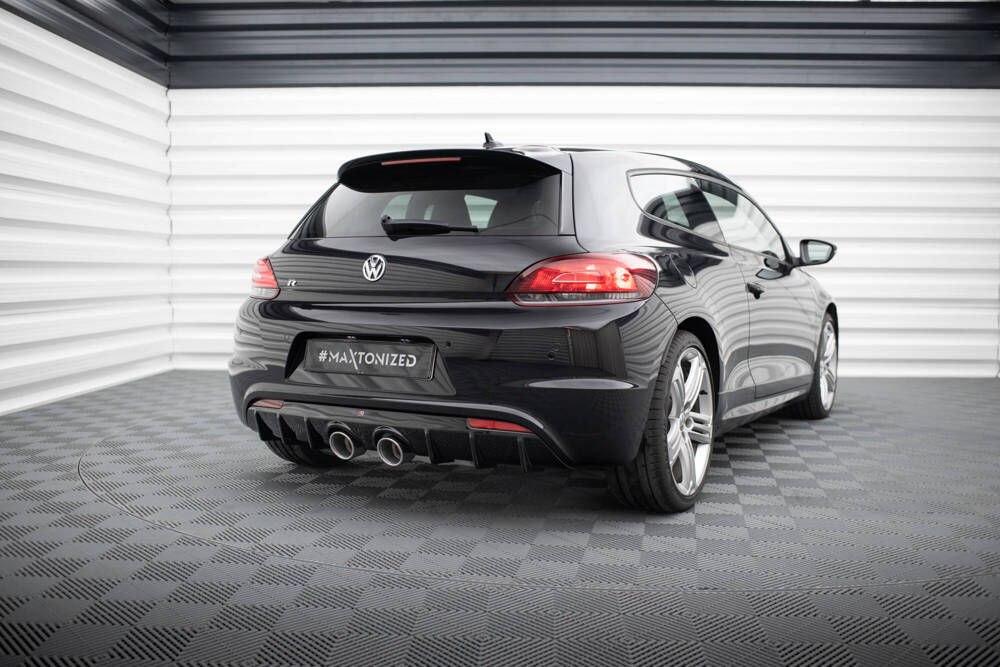 Diffuser Volkswagen Scirocco R R32 Look Maxton Glans Zwart