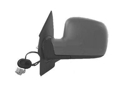 spiegel, elektr verstelb, verwarmd, primer, links VW T5, 2003-20