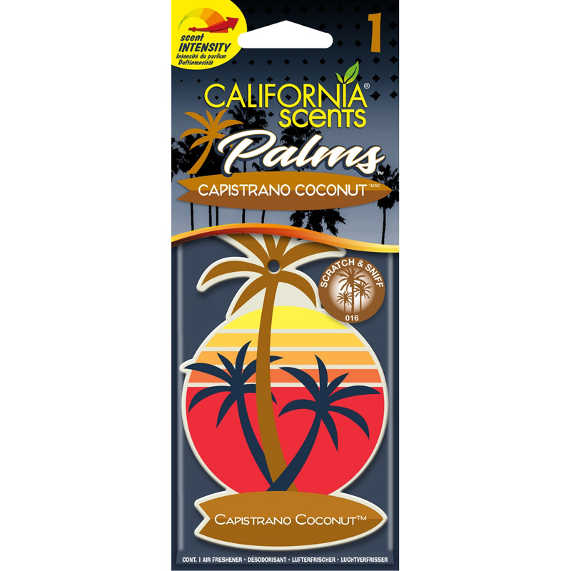 California Scents Palm Tree Luchtverfrisser - Capistrano Coconut - 1 stuk