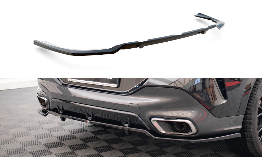 Diffuser V.3 BMW X6 M-pakket G06 Maxton Glans Zwart