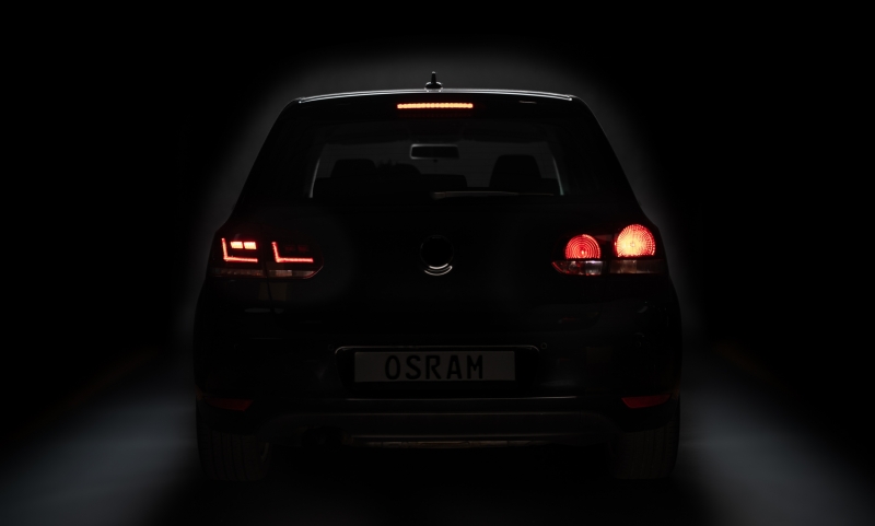 Taillights led VW Golf VI 10/08- R-look red