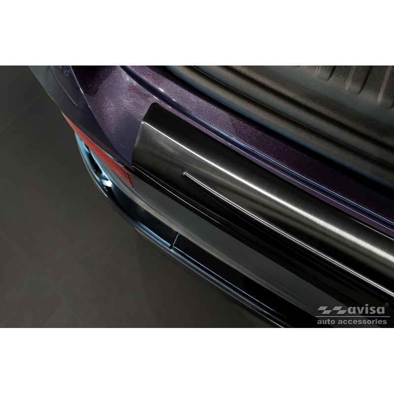Zwart RVS Achterbumperprotector  Audi Q4 E-Tron 2021-