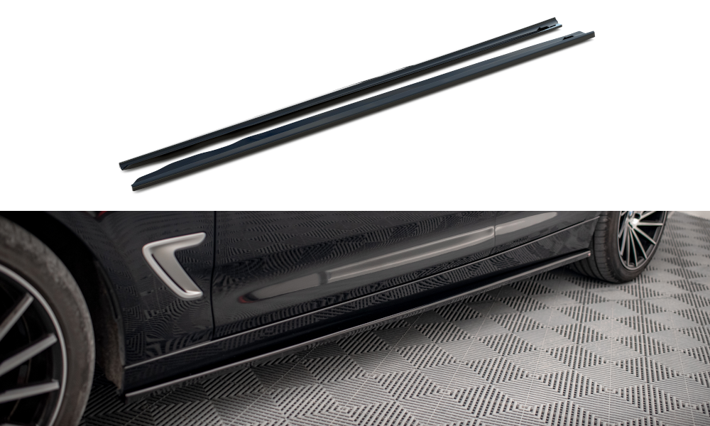 Zijskirts BMW 3 Serie GT F34 Maxton Glans Zwart