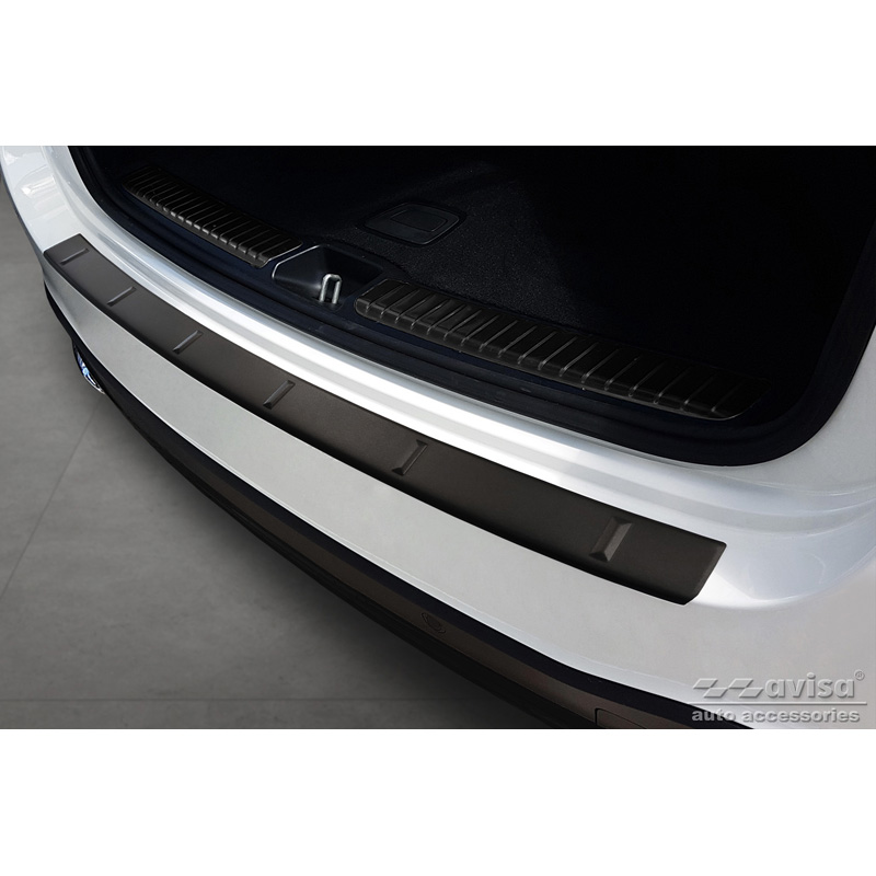 Matzwart RVS Achterbumperprotector  Mercedes GLE II W167 & GLE II 53 AMG 2019-2023 'Ribs'