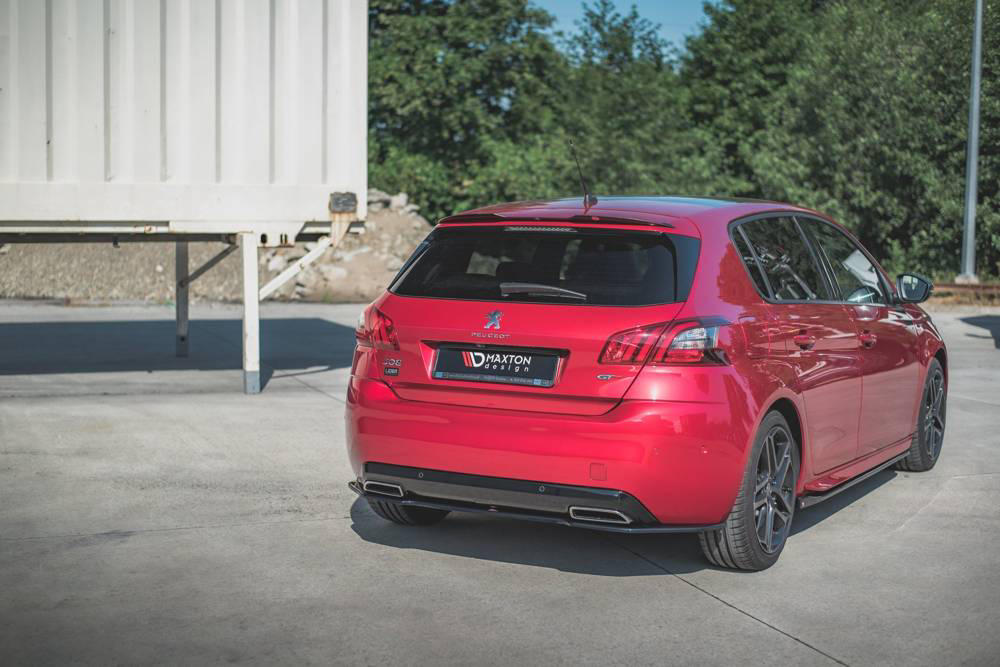 Spoiler Cap Peugeot 308 GT MK2 Facelift 18-.. Glans Zwart