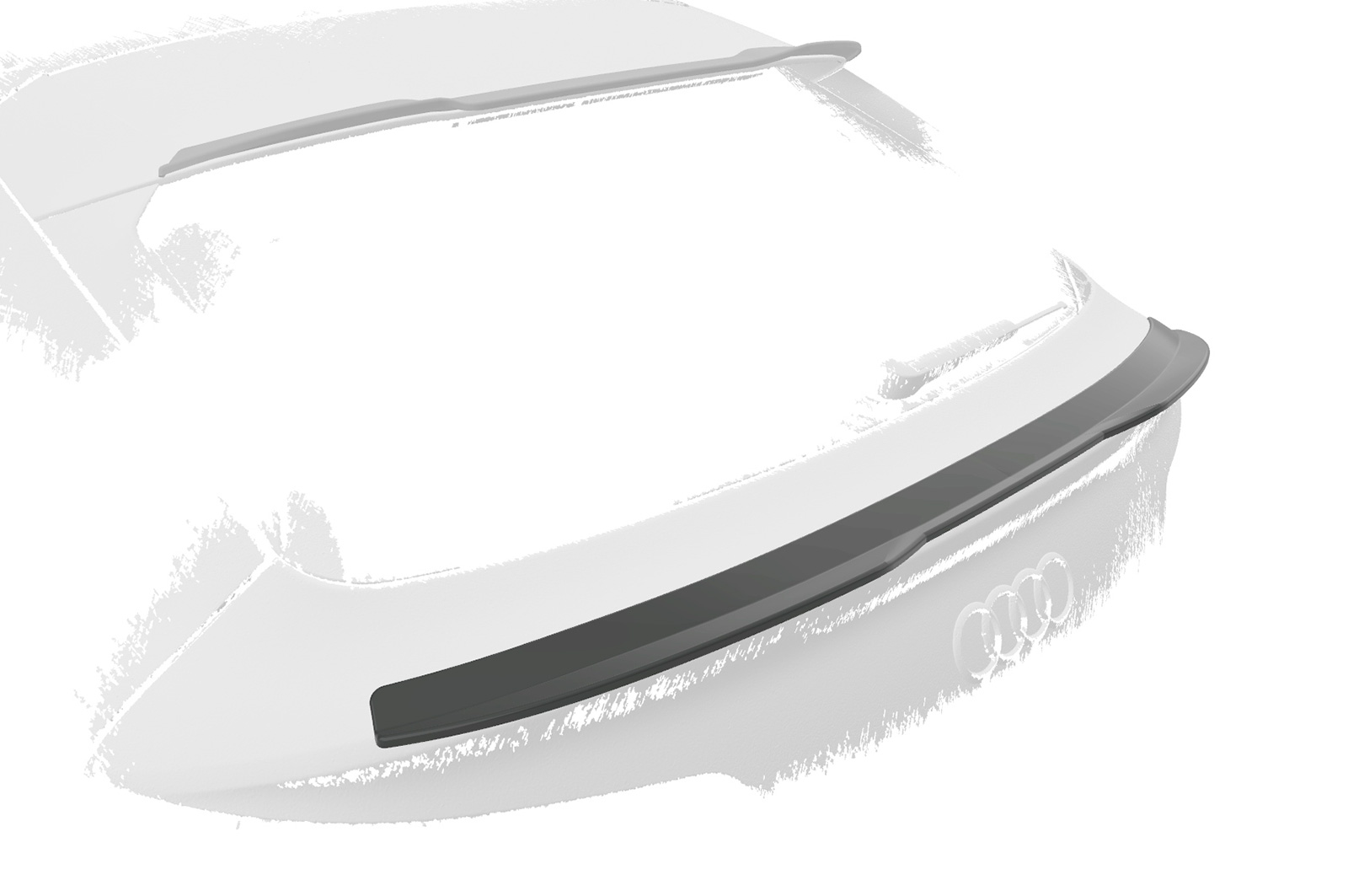 Spoiler Audi Q5 (FYT) Sportback CSR Glans Zwart