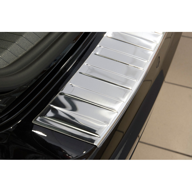 RVS Achterbumperprotector  Volkswagen Touran III 2015- incl. R-Line 'Ribs'
