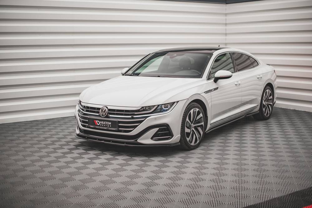 Voorspoiler V.2 Volkswagen Arteon Maxton Glans Zwart
