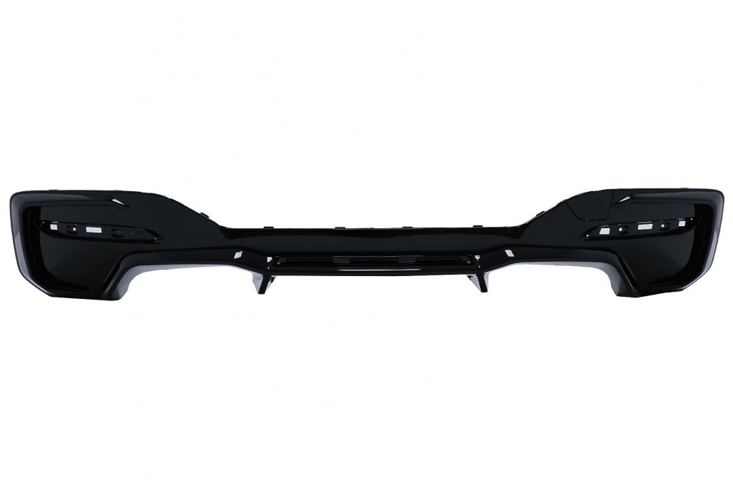 Diffuser M2 Look BMW 1 Serie F20 F21 2015-2019 Glans Zwart