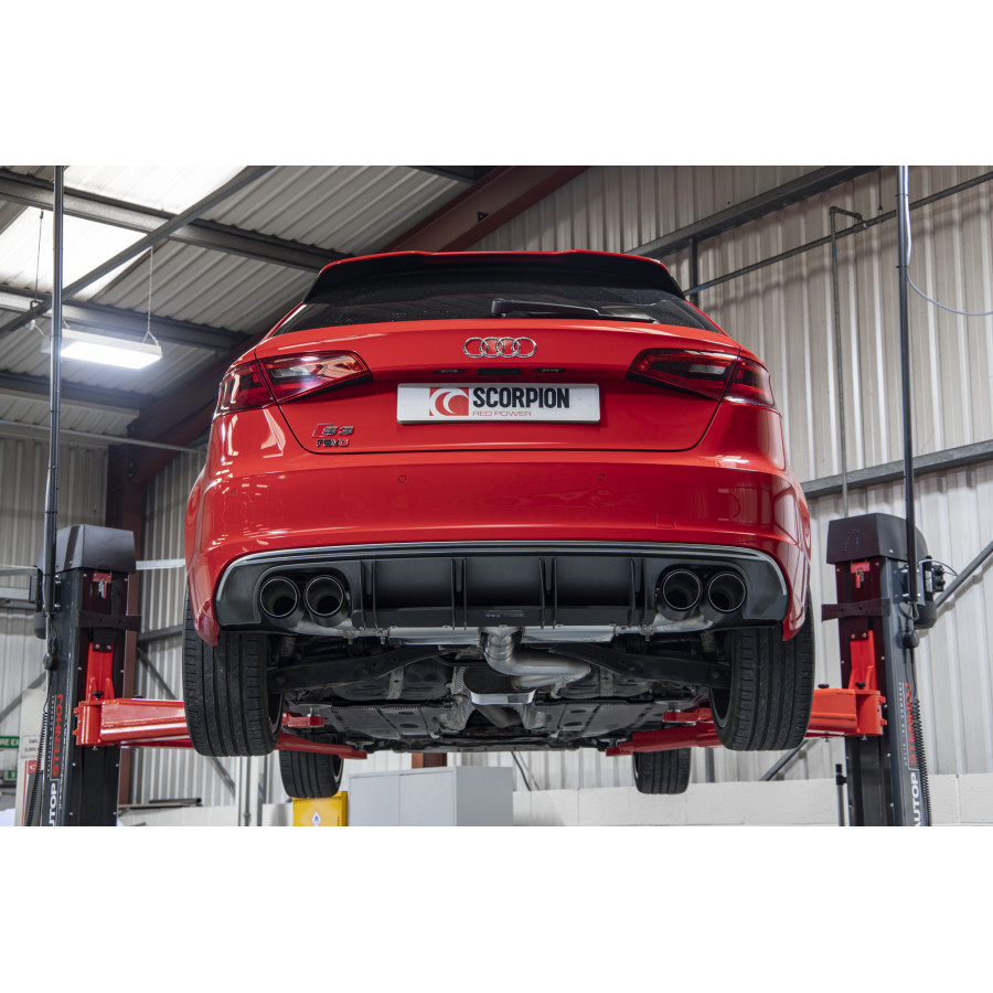 Audi S3 2.0T 8V (3 Door & Sportback) PFL Resonated cat/gpf-back system without valves