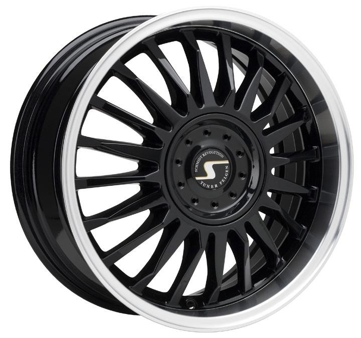 Schmidt CC Line ruedas (bordes pulidos) negro 7,5x17