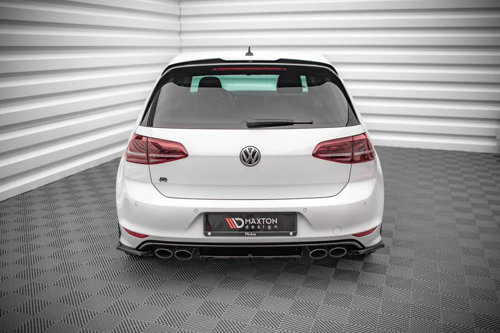 Zijdiffuser VW Golf 7 R Maxton Glans Zwart V.3