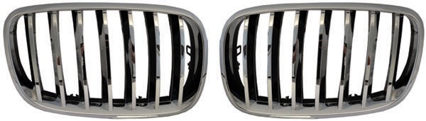 Sportgrill BMW X5 Type E70 bj. 07-10 Chroom/Zwart