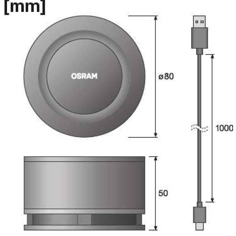 Osram Air Zing Mini UV Luchtreiniger LEDAS101-BK
