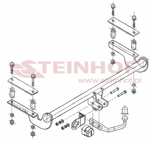 Trekhaak Opel Astra II (G) Coupe 06/2000-02/2005