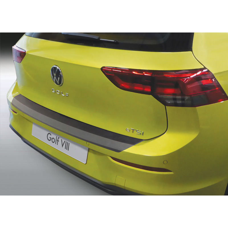 ABS Achterbumper beschermlijst  Volkswagen Golf VIII HB 5-deurs 2020- Zwart