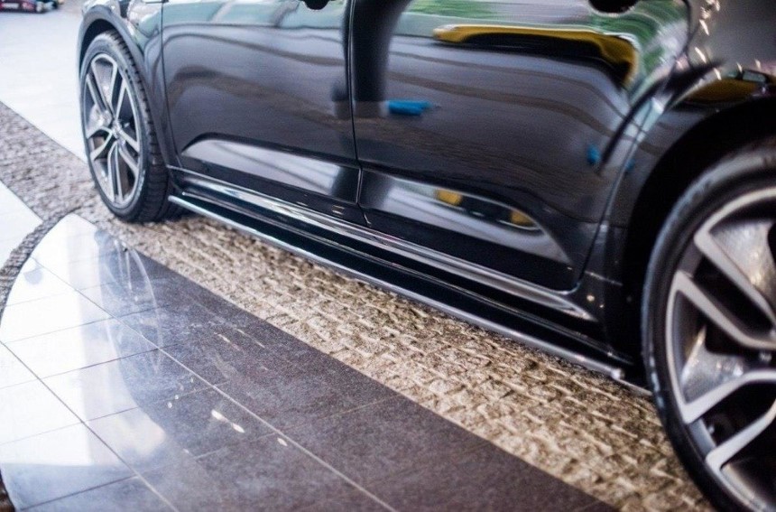 Zijskirts Renault Megane Talisman Maxton Design glans zwart
