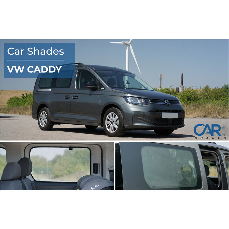 Set Car Shades (achterportieren)  Volkswagen Caddy V Maxi 2020- (2-delig)
