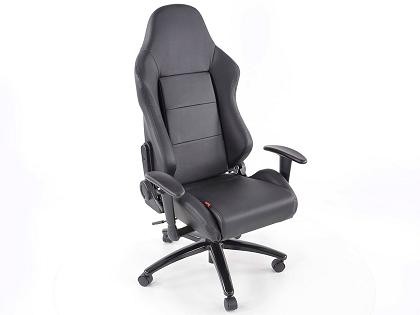Bureau stoel kunstleer Zwart