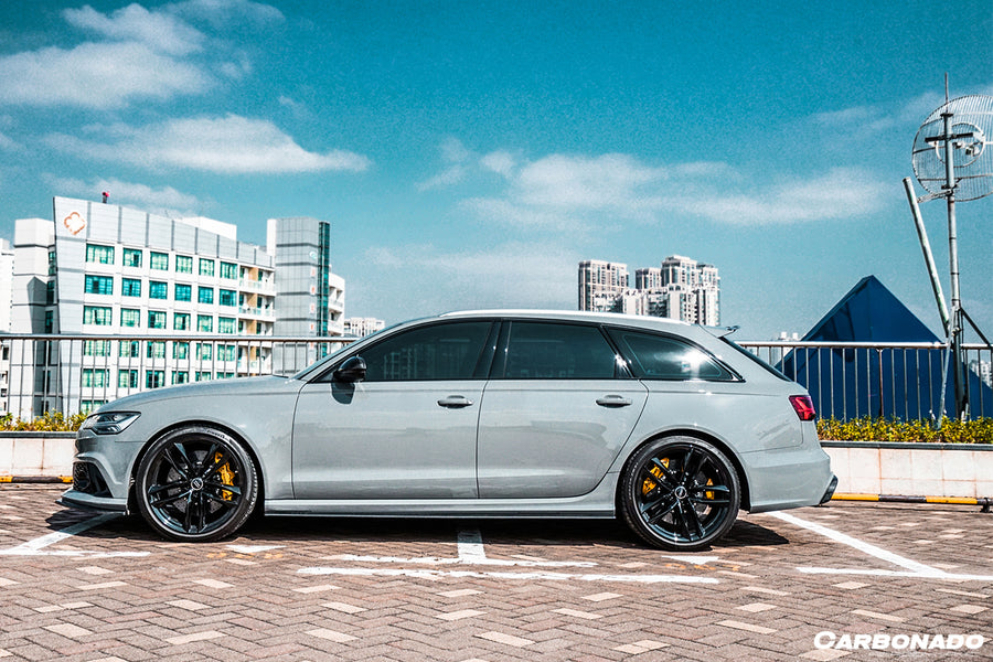 Audi RS6 Avant BS Style Carbon Fiber Zijskirts 2013-2018
