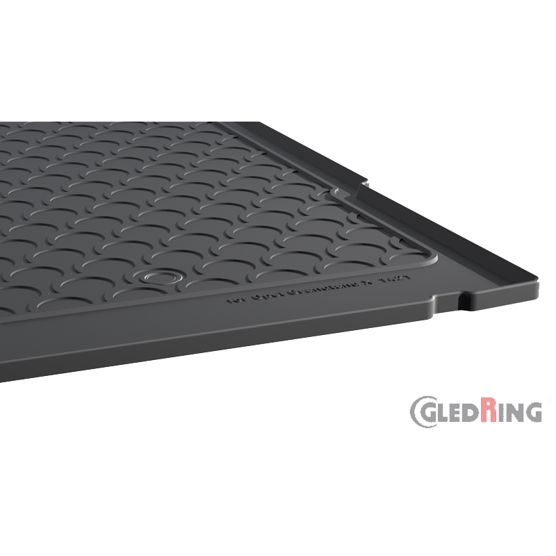 Rubbasol (Rubber) Kofferbakmat  Opel Grandland X 2017- (Hoge variabele laadvloer)