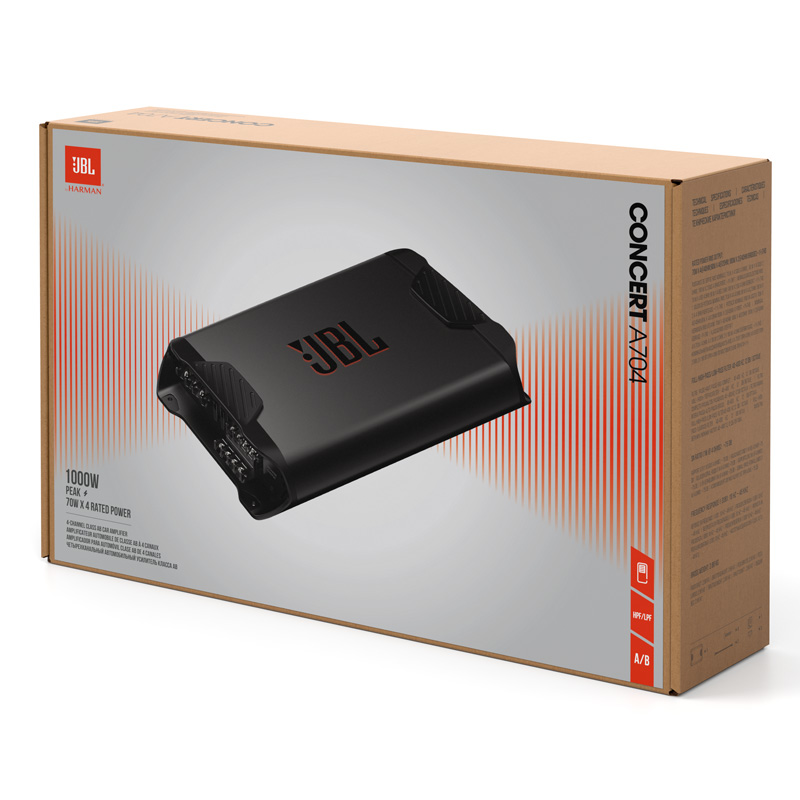 JBL Concert A704 4-Kanaals Versterker (1000W)