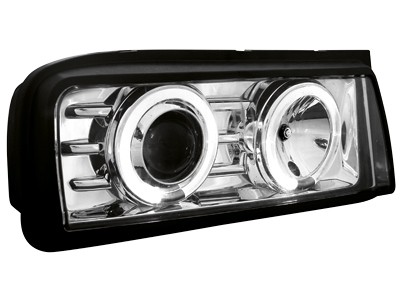 Faros VW Corrado Angel Eyes cromo