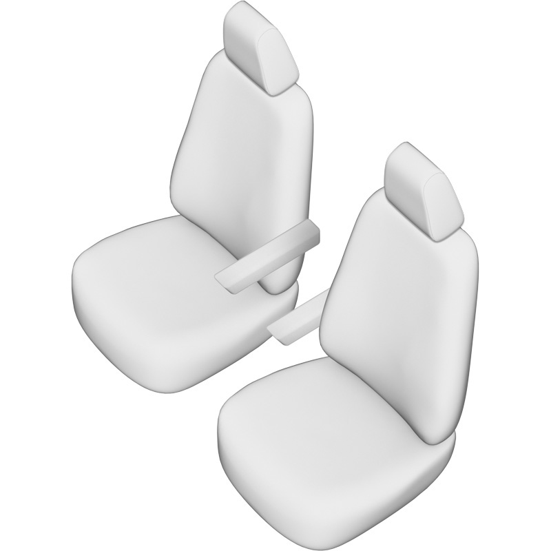 Original Design Stoffen Stoelhoezenset 1+1  Renault Trafic/Fiat Talento/Nissan NV300/Opel Vivaro 2014-