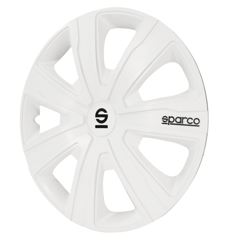 Sparco Wieldoppen Palermo - 16-inch - Wit - Set van 4 stuks