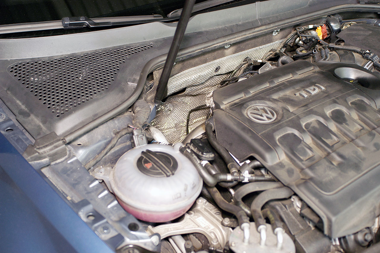 AUDI A3 8V Cabrio QUATTRO 2.0 TDI (184 Hp) 2013 Turbo Downpipe (replaces diesel soot filter) With se