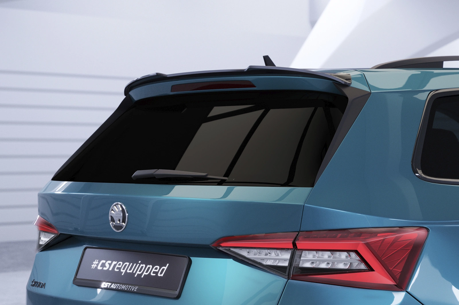 achterspoiler Skoda Kodiaq glans zwart