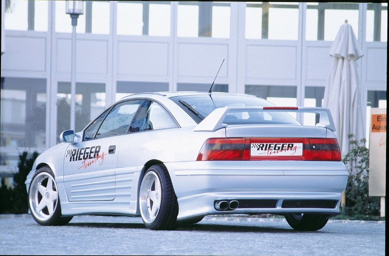 Achteraanzet Opel Calibra Eindstuk max 80mm diameter valkke vers