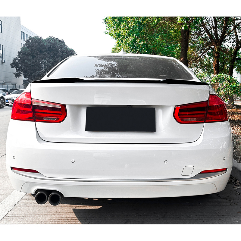 Achterspoiler  BMW 3-Serie F30 Sedan 2012-2019 (ABS Glanzend zwart)