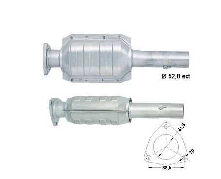 Fiat MAREA 2.4TD 2387 cc 91 Kw / 124 cv 185A2.000 Magnaflow CAT