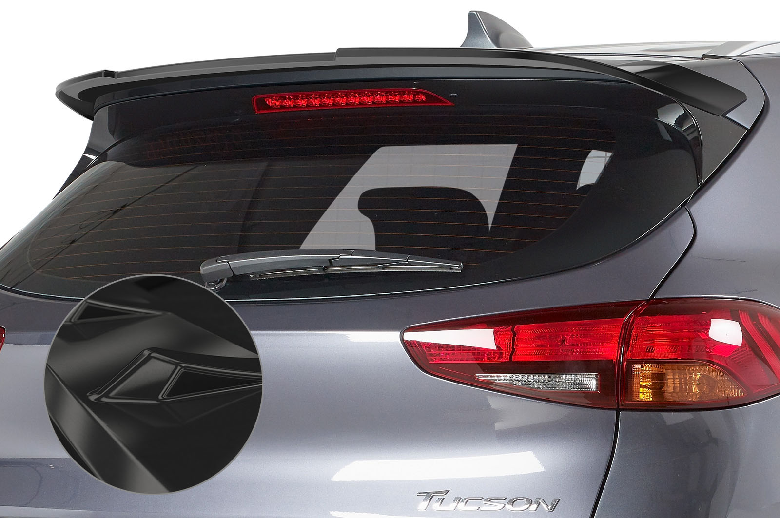 Achterspoiler Hyundai Tucson (TL) Glans Zwart – CSR Automotive – vanaf 07/2018