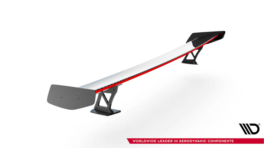 Carbon Spoiler Met Externe Brackets Uprights + Led BMW M2 F87