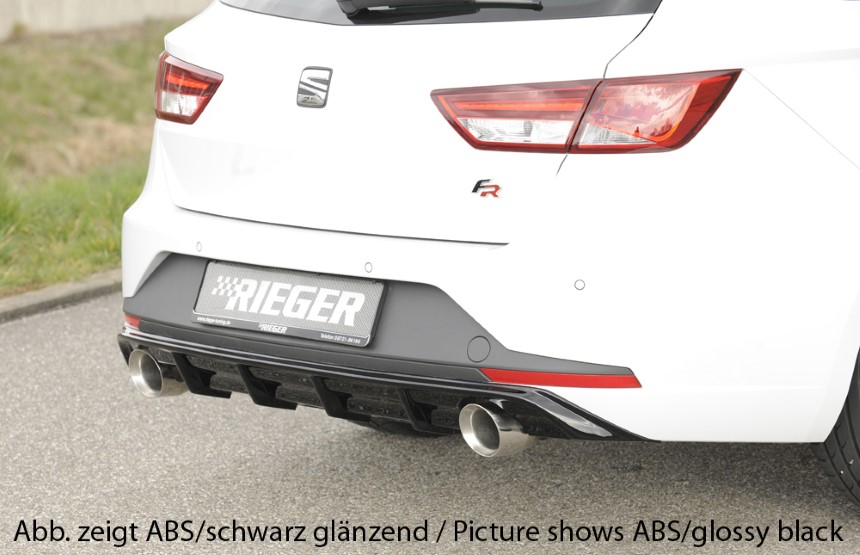Diffuser Seat Leon F5 FR 5 dr. (ST) Rieger sportuitlaat links + rechts
