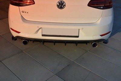 Diffuser VW Golf 7.5 GTI Facelift Glans Zwart