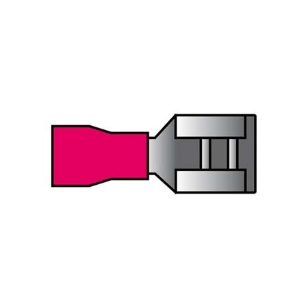 Kabelverbinders 541 rood 50st