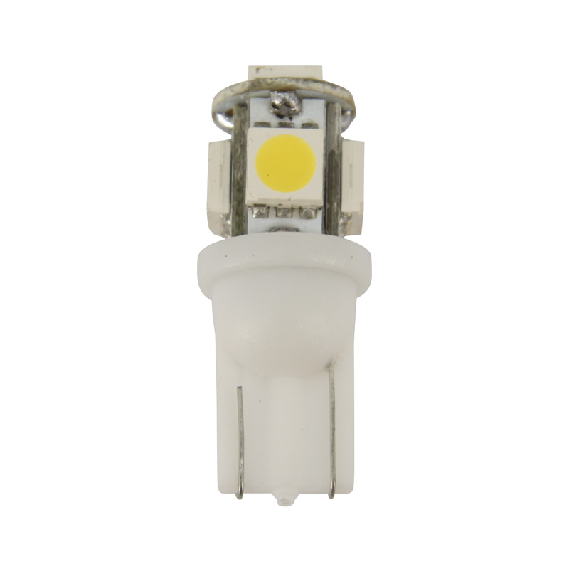 5Q T-10 LED Lampen 12V Xenon-Optiek Geel, set à 2 stuks (5050-3 chips)