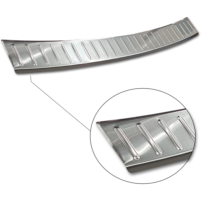 RVS Achterbumperprotector  Mercedes C-Klasse W205 Kombi 2014-2021 'Ribs'