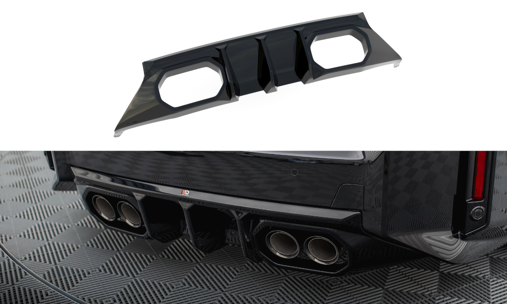 Diffuser V.2 BMW M2 G87 Maxton Glans Zwart